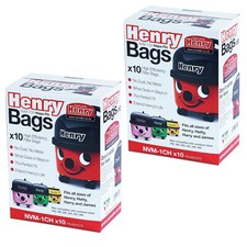 NUMATIC HENRY HETTY Dust Bags x 20 HVR160 HET160 HVB160 HVX160 HVA160 Genuine
