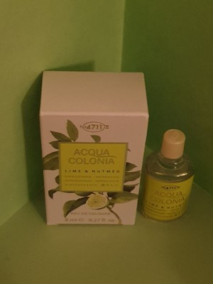 4711 ACQUA COLONIA LIME & NUTMEG 8 ml Eau de Cologne mit OVP RAR