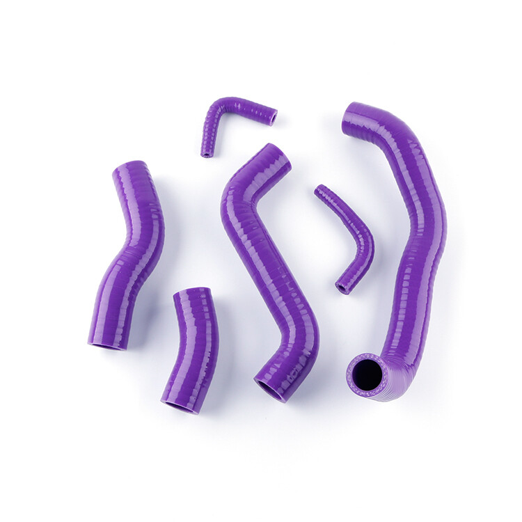 Purple Silicone Hose Radiator For Kawasaki Ninja Zx12r
