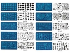 Valentines Day Love Nail Art DIY Stamping Metal Template Stencil Image Plate NEW