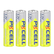 4PCS PKCELL AA 2800mAh Rechargeable Battery High Capacity Ni-Mh 1.2V Batteries 2.90 per gallon