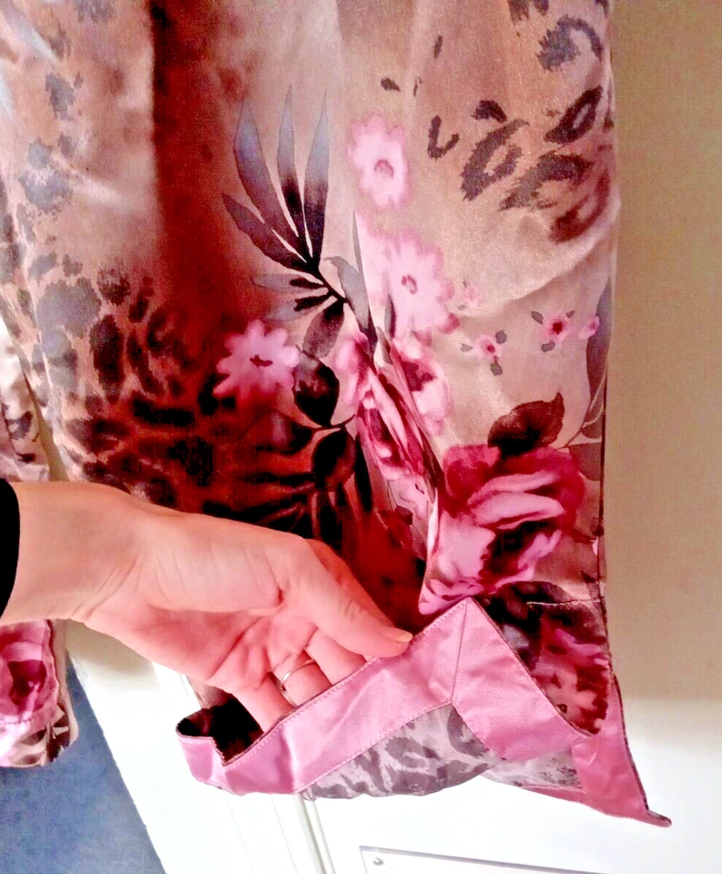 Pantalones de salón para mujer Gilligan O'Malley pantalones de salón sedosos 100 % poliéster talla XXXL NUEVOS Foto 4 de 4