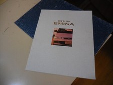 TOYOTA ESTIMA EMINA Japanese Brochure 1992/09 TCR11/10G 21/20 2TZ-FE 3C-T