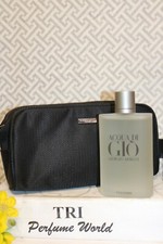 Acqua di Gio Giorgio Armani Eau de Toilette Men 2 pcs. set Spray 6.7 oz.  Bag