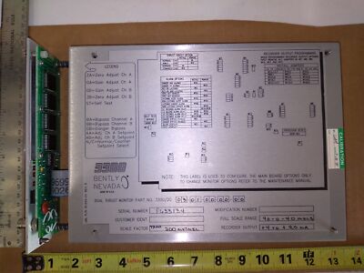 BENTLY NEVADA 3300/20-03-01-00-00-00 DUAL THRUST MONITOR