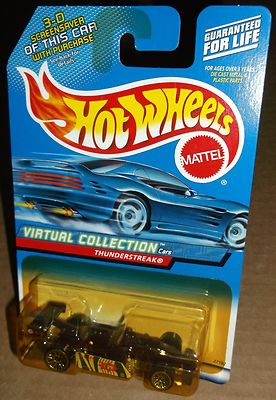 Hot Wheels 2000 #135 Virtual Collection 3D Screensaver Cars Thunderstreak 27102