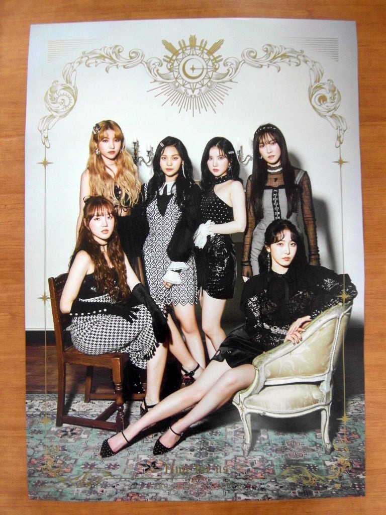 GFRIEND - Time for Us (Midnight Ver.) [OFFICIAL] POSTER *NEW* K