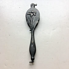 Antique 19th Century Victorian Lorgnette Folding Glasses Sterling Case As is 5"L