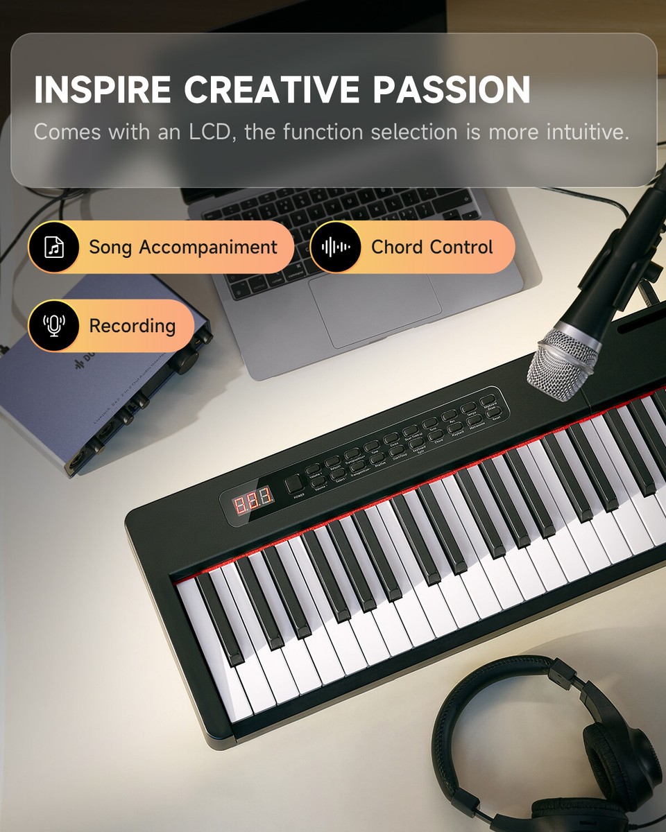 Donner DEP-10 Digital Piano 88-Key Electric Keyboard w