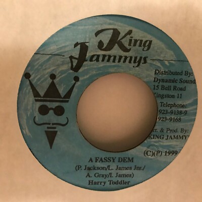 HARRY  TODDLER      7''  VINYL  SINGLE ,   A  FASSY  DEM 