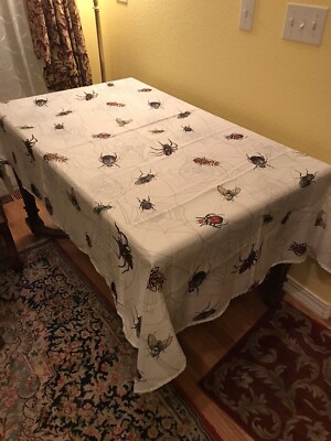 Tablecloth Yellow Insects Halloween Tablecloth 58