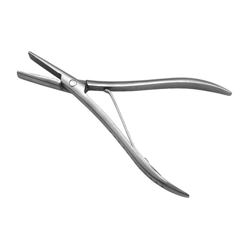 Comphic Haarverlängerungs-Zange – Edelstahl-Klebebandzange Für Tape-In Extensions (flach)