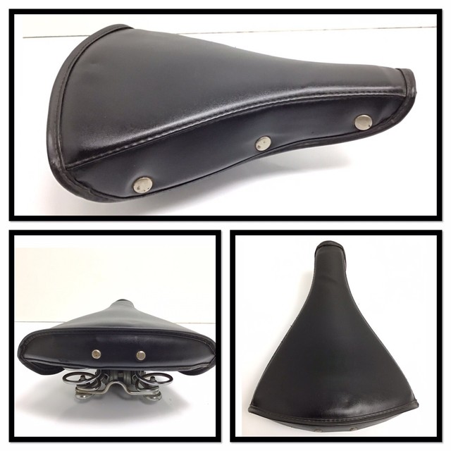 VINTAGE VELO BICYCLE SEAT SPRING COMFORT BEACH MIDDLEWEIGHT DUAL