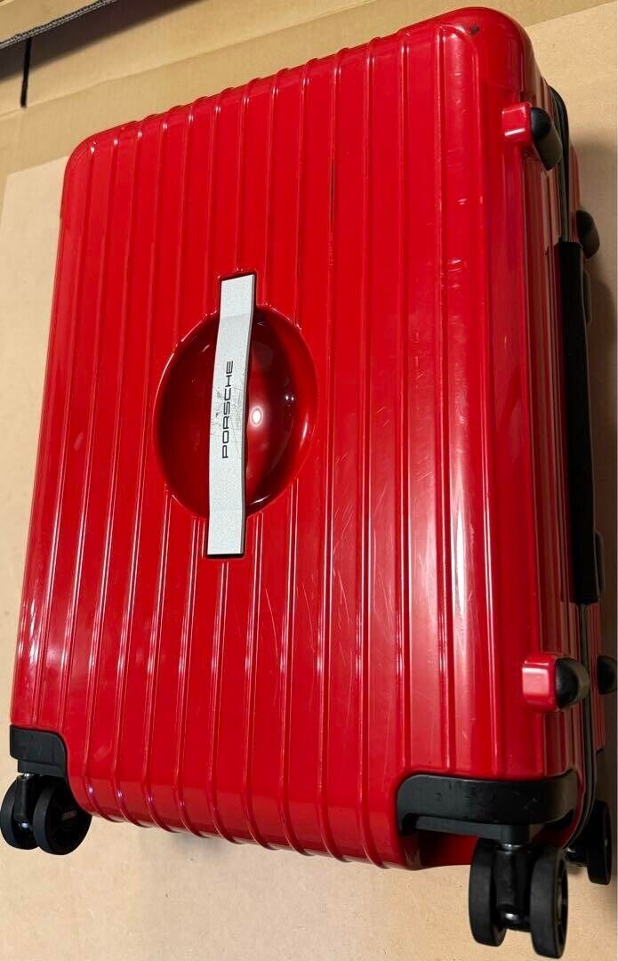 Rimowa Porsche 32L Red 4-wheels Carry Case Suitcase Rimowa Porsche 32L Red 4-wheels Carry Case Suitcase