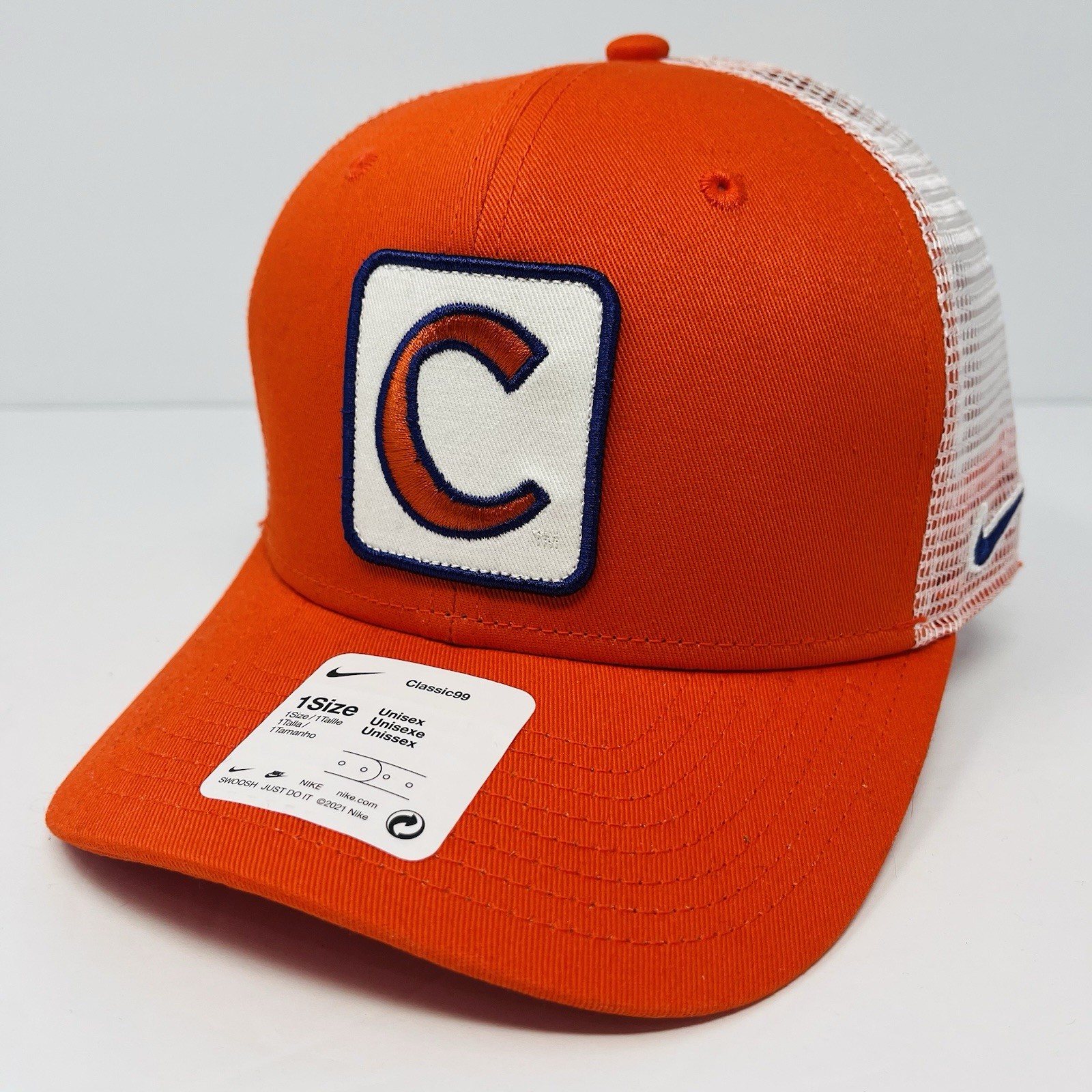 Nike NCAA Clemson University Tigers Classic99 Snapback Trucker Mens Hat Cap NEW
