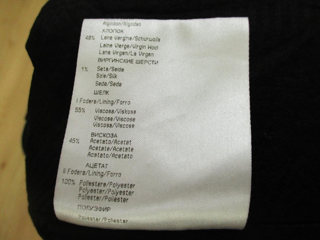 USED VERSACE MADE IN ITALY WOMEN'S WOOL BLEND STAND COLLAR COAT (M0229S) GOOD thumbnail 10