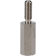 Image of R-TECH Hex Threaded M-F Spacer Brass 5mm A/F M3 12mm - Pack Of 25