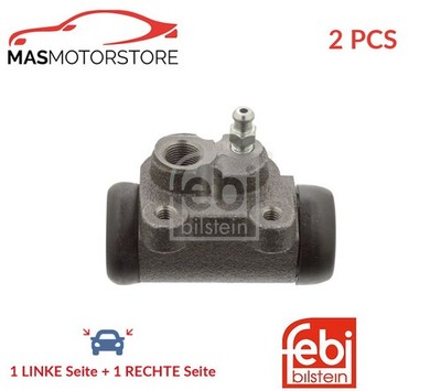 RADBREMSZYLINDER TROMMELBREMSE PAAR HINTEN FEBI BILSTEIN 102822 2PCS P NEU