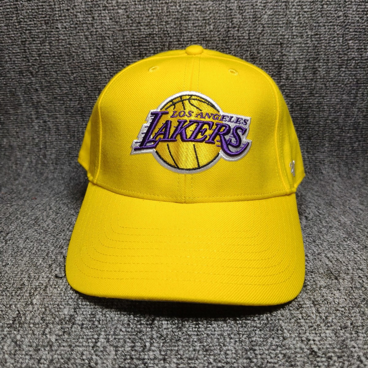 '47 Brand NBA Los Angeles Lakers Yellow Strapback Hat Cap OSFA Z1062