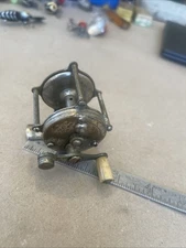 Vintage Hendryx 60 Reel Pillar Style White Handle