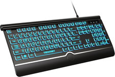 Large Print Backlit  Keyboard Wired USB-A Computer Keyboard