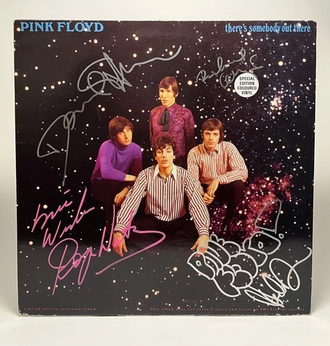 PINK FLOYD | Interview Vinyl | Signed Record Cover | Autographs are UNVERIFIED