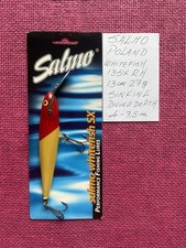 SALMO/POLAND=VINTAGE= WHITEFISH 13SXGS= 13cm= 27g= SINKING= DIVING DEPTH: 4-7,5m