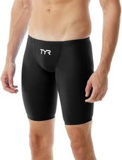 TYR Men's Invictus Solid Jammer Black Size 30 NEW Save 40 FREE SHIPPING