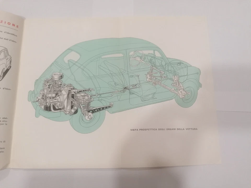 fiat 600 d libretto libro manuale uso e manutenzione originale book owners - Immagine 3 di 4