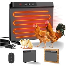 Adjustable Temperature Chicken Coop Heater - 200W Radiant Warmth, Certified