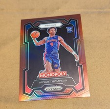 Panini Prizm Monopoly Brown Prizm Ausar Thompson RC #27 Pistons /249