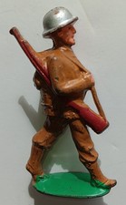 MANOIL 1930s Dimestore RARE Lead Toy Soldier M105/75 MARCHING GUN SLUNG Barclay