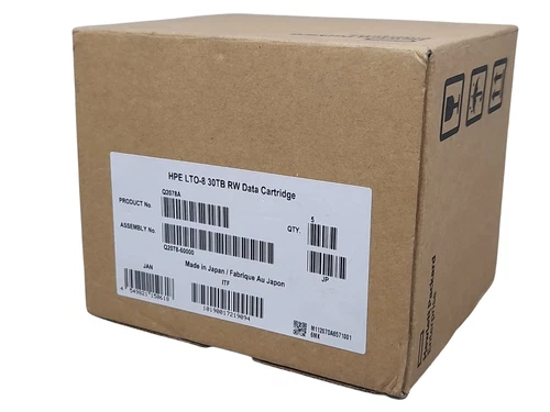 5 x Pack HPE Q2078A LTO-8 Ultrium RW Data Cartridge 30TB - Price inc VAT