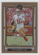 2019 Panini Legacy Premium Edition Bronze Prizm 33/35 Jimmy Garoppolo #88 uk2