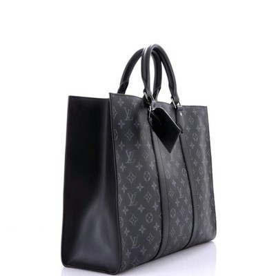 Louis Vuitton Sac Plat NM 24H Bag Monogram Eclipse Canvas | eBay
