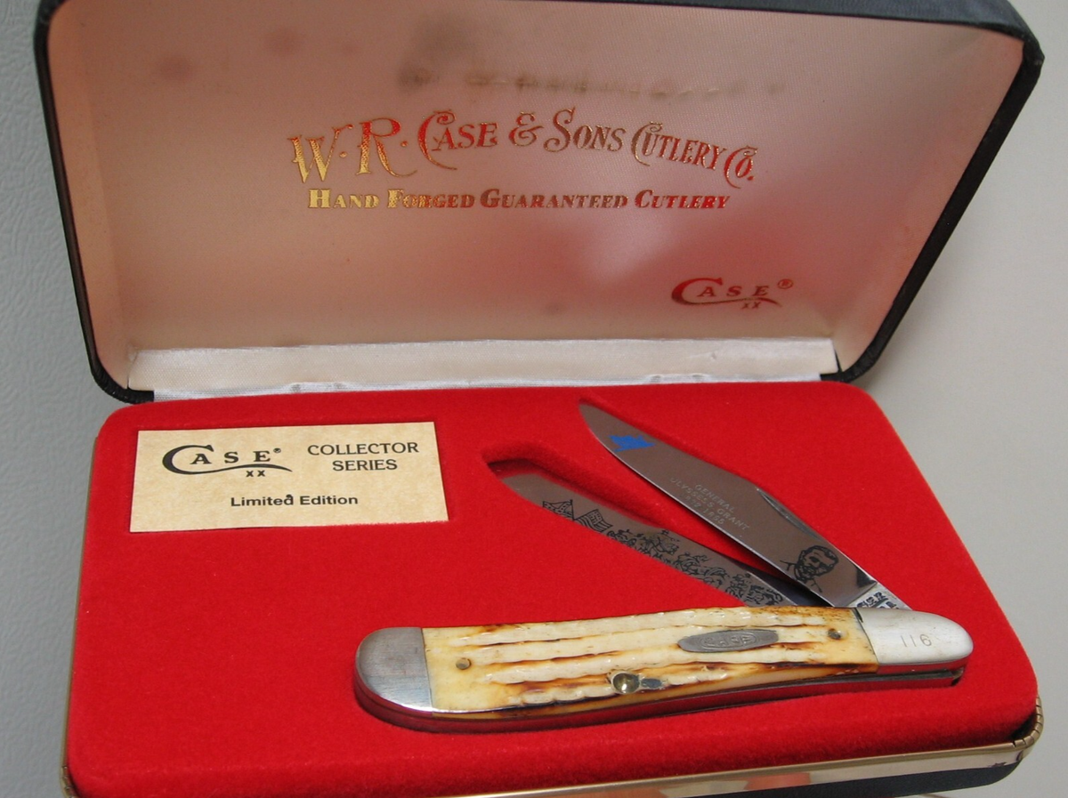 1994 CASE XX Limited Ed. Collectors Knive Gen. Ulysses Grant, No