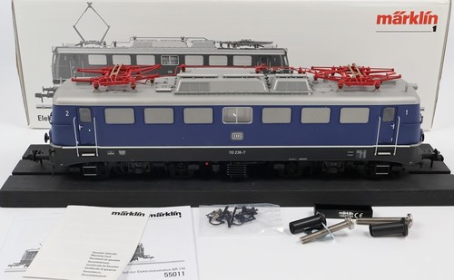 ➽ Märklin Spur 1 E-Lok BR 110 der DB in Blau, NEU im OKT, digital Art: 55011 ✅ | Condition: Gebraucht