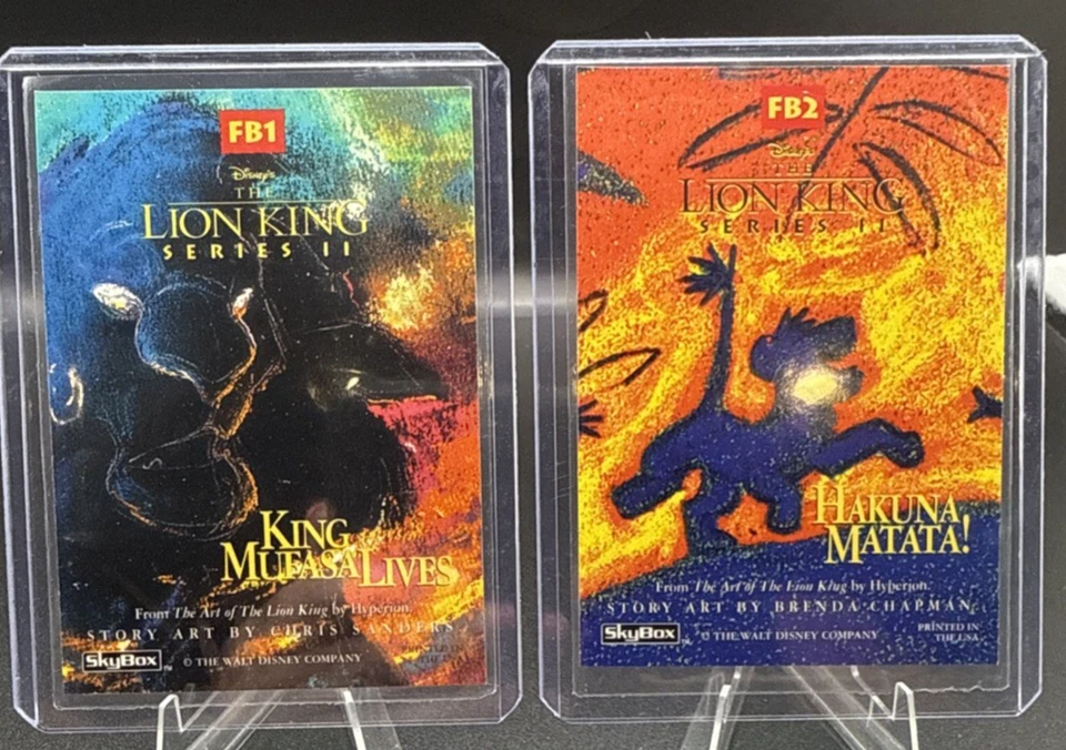 1994 Skybox Lion King Series 1&2 + Pop Ups + Art Cards + Foil Cards + More - Image 4 of 4