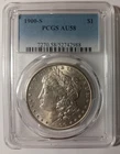 1900 S Morgan Dollar $1 - PCGS AU 58