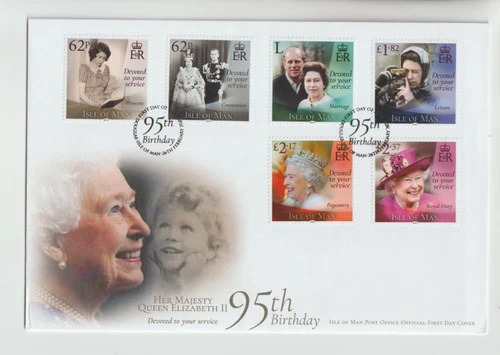 Isle of Man 2021 QE11 95th Birthday FDC