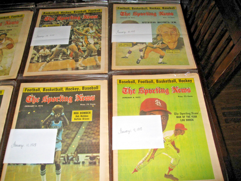The Sporting News/January 5 thru December 27, 1975---52 Issues