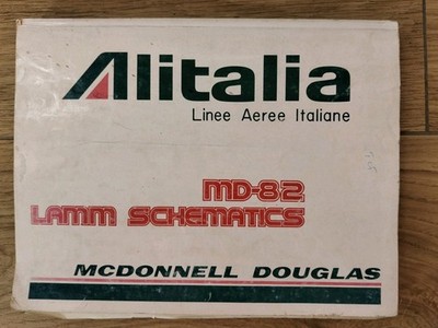 Alitalia Pilot Manual MD80 MCDonnell Douglas Lamm Aviazione 1989