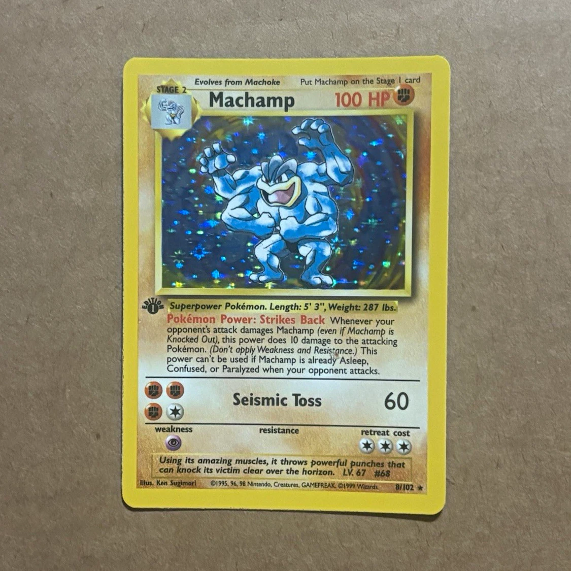First Edition Pokémon Machamp Individual Cards for sale - eBay