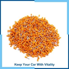 Pack(1000) AWG18 1mm2 Car Insulated Cord End Terminal Wire Ferrules Orange