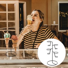 Serviertablett Restaurantdisplay St&auml;nder Aufbewahrungsgestell F&uuml;r Eiscreme