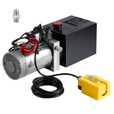 #ad 4 Quart Single Acting Hydraulic Pump DC 12V for Dump Trailer Power Lift 2.1HP $169.99