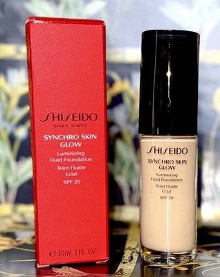 Shiseido Synchro Skin Glow Luminizing Fluid Foundation SPF20 30ml Golden 2