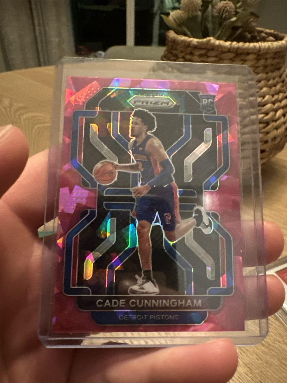 2021-22 Panini Prizm - Cade Cunningham #282 Pink Ice Prizm (RC)
