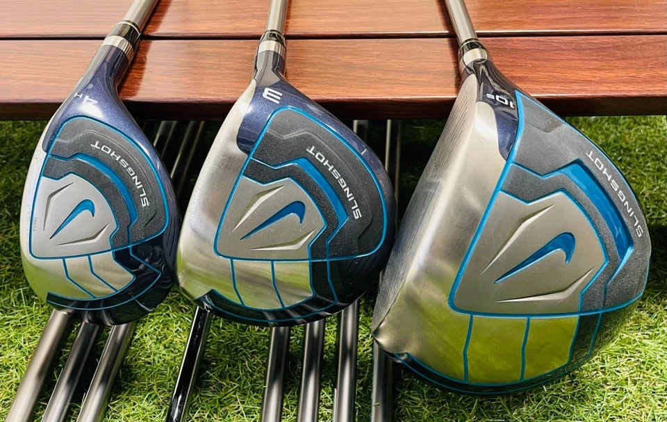 NIKE Slingshot FullSet 1w 3w 4ut Iron 5-9PwSw 11Pics Uni Flex Golf RH Mens Used - Image 2 of 4