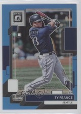 2022 Panini Donruss Optic Carolina Blue Prizm 29/50 Ty France #144 0bt4
